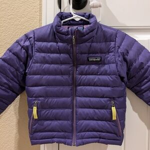 Purple Patagonia Puffer Jacket, 3T